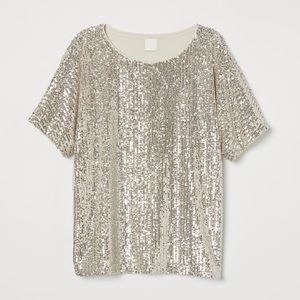 hm sequin top